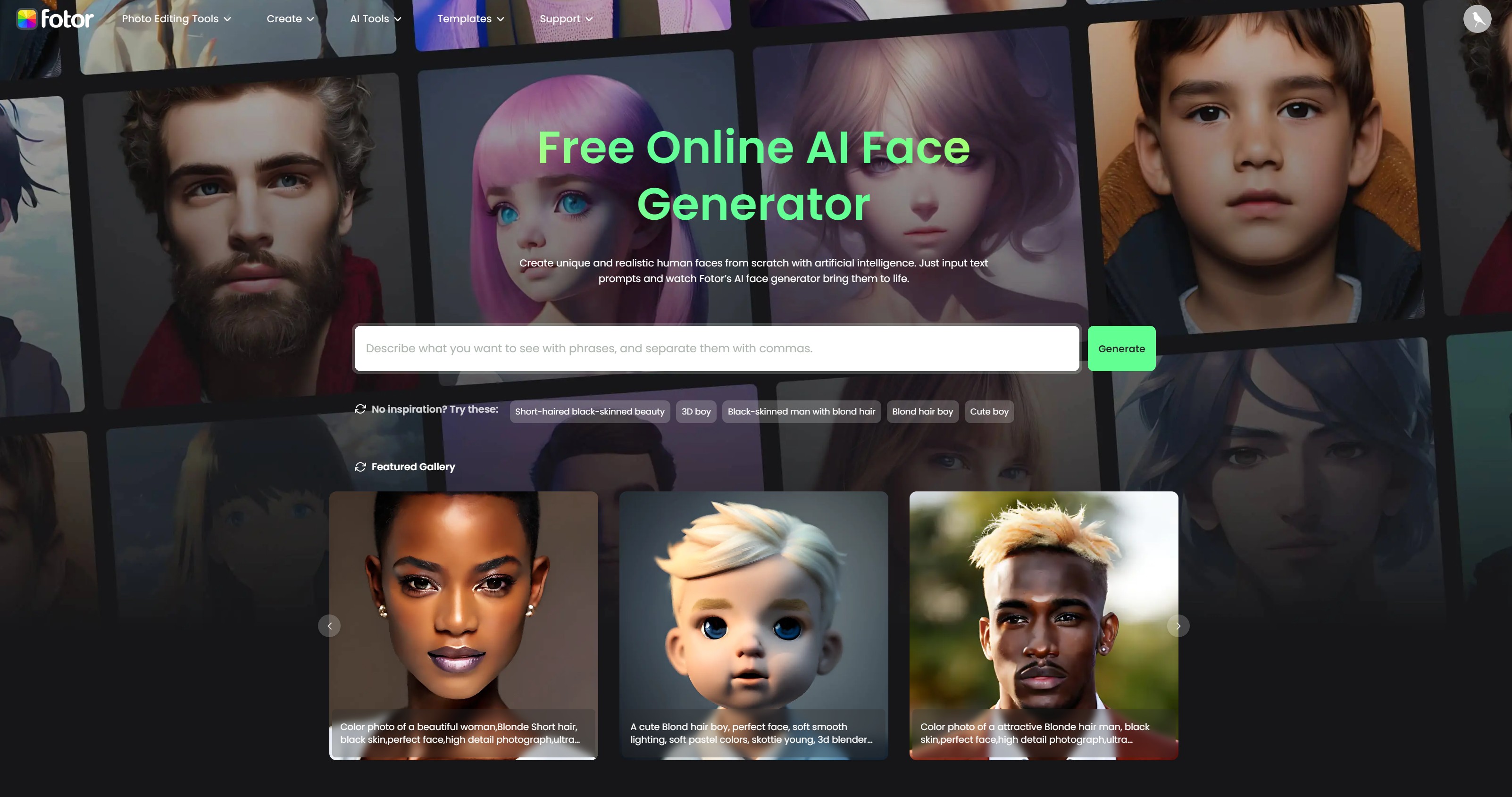 fotor ai image generator